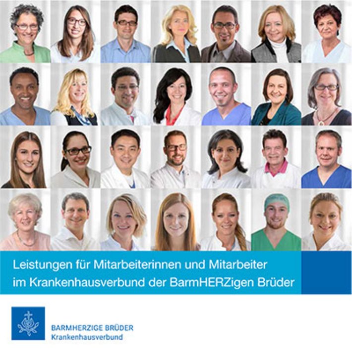 Broschüre Leistungen für Mitarbeiter im Krankenhausverbund
