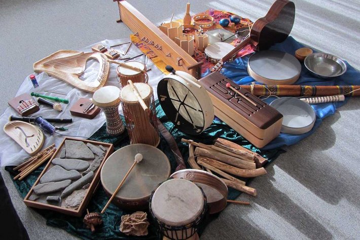 Unterstützung musiktherapeutischer Angebote