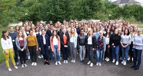 Gruppenfoto zum Schulstart der Krankenpflege der Barmherzigen Brüder 2018