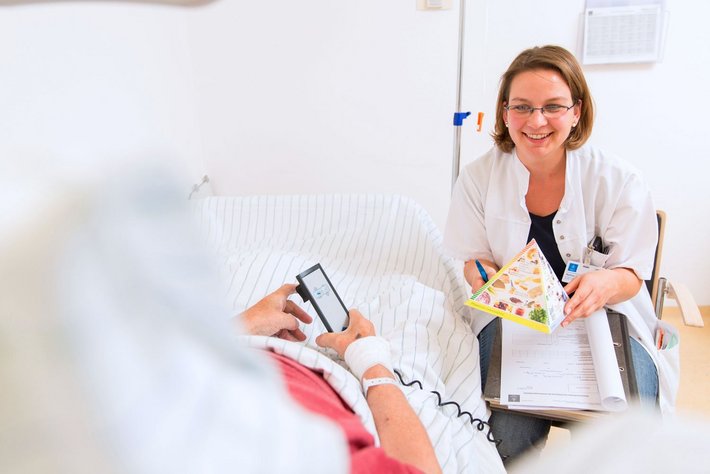 Wir beraten Sie - zugeschnitten auf Ihre Erkrankung – ausführlich und individuell. 