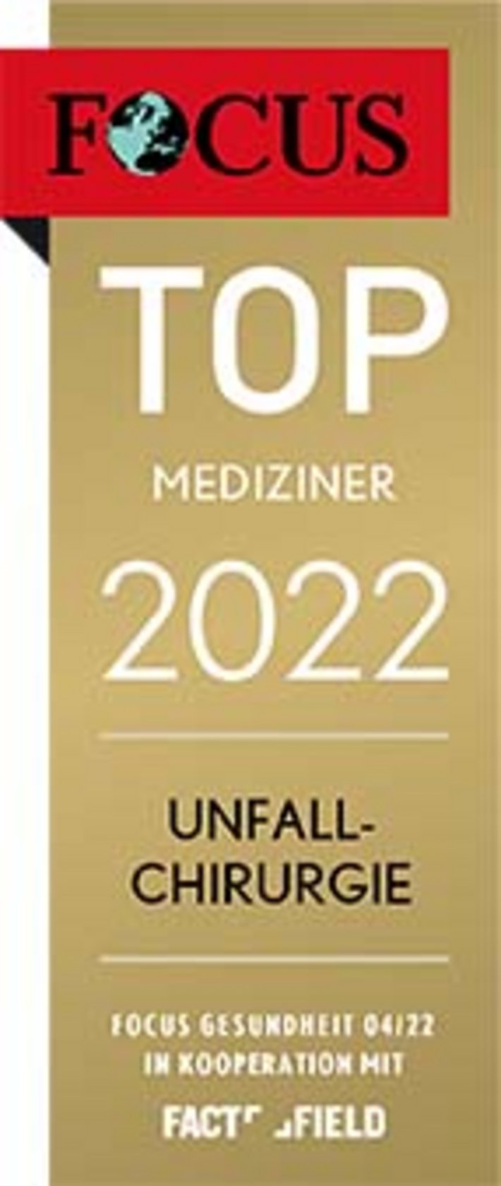 FOCUS Top Mediziner 2022 für Unfallchirurgie: Prof. Dr. Bernd Füchtmeier, Krankenhaus Barmherzige Brüder Regensburg