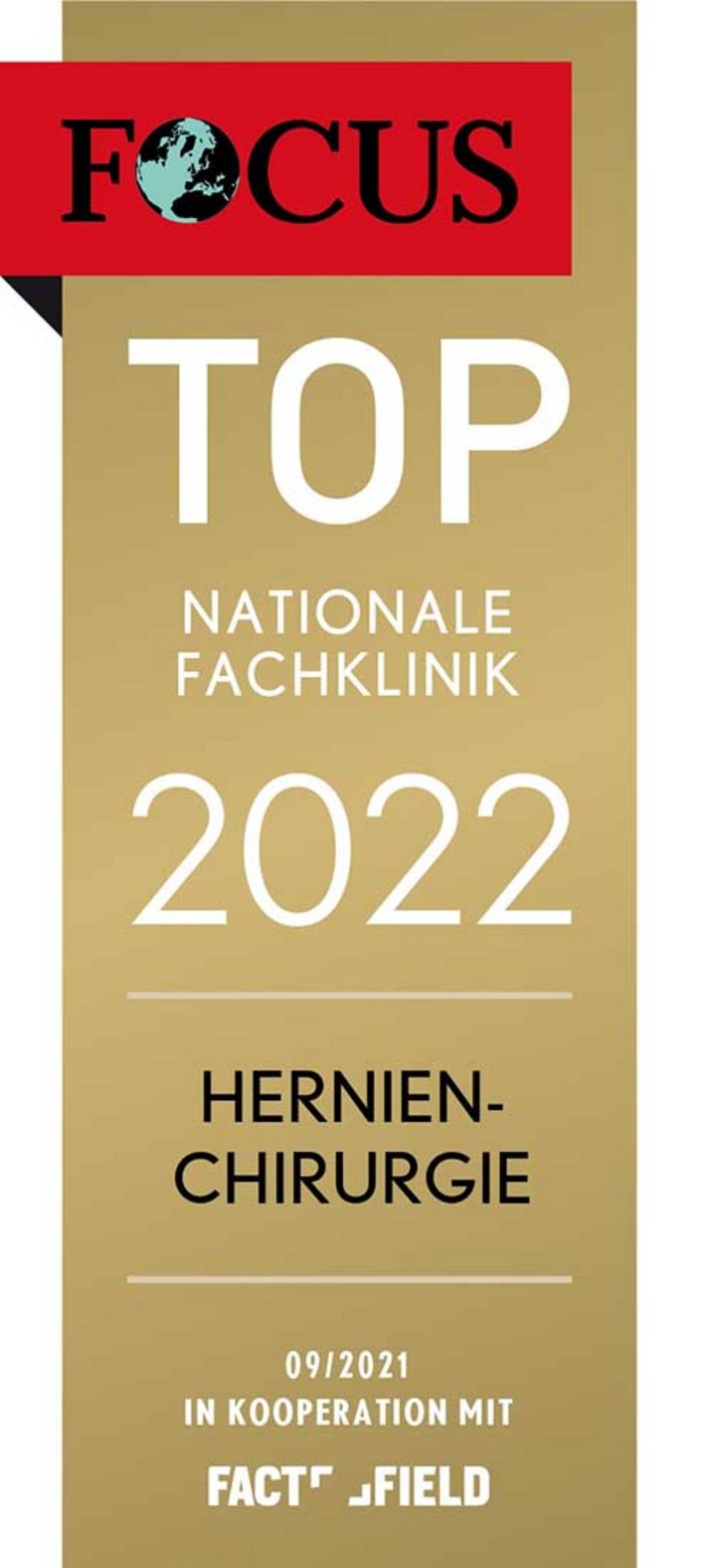 Focus Top Nationale Fachklinik für Hernienchirurgie 2022