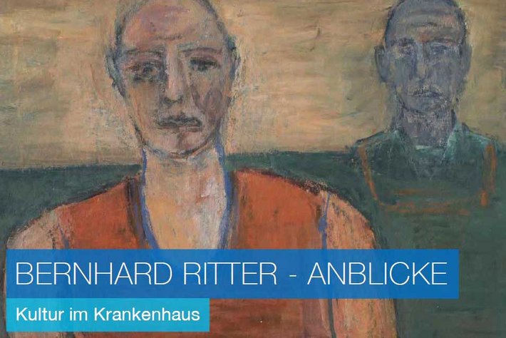 Der Förderverein unterstützt die Kunstausstellungen im Hause - hier die Ausstellung "Anblicke" von Bernhard Ritter